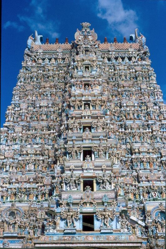 Gopuram Of Meenakshi Temple,madurai. - India Travel Forum 