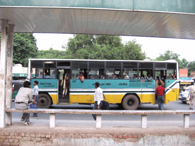 indian city bus