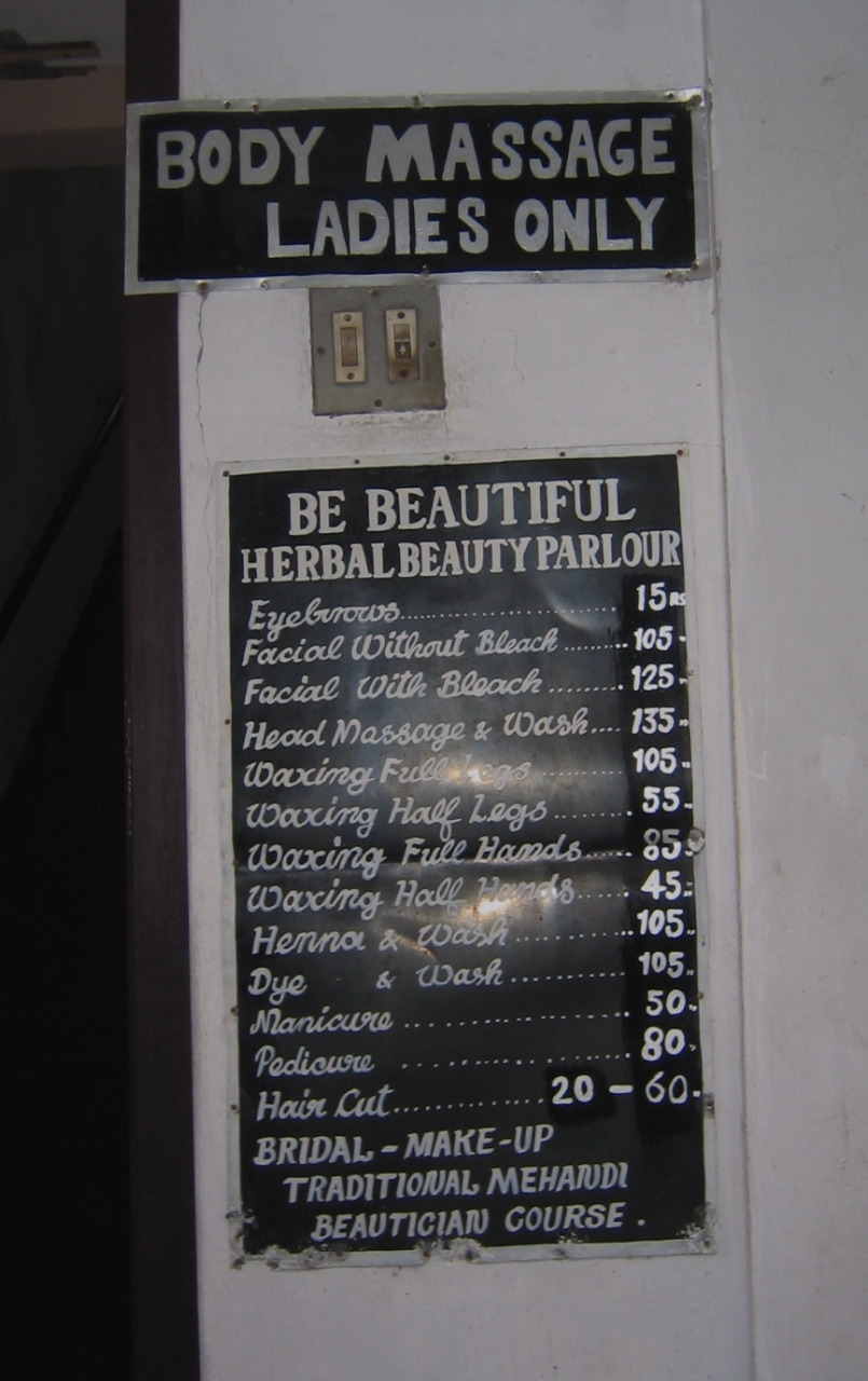 beauty parlor sign - India Travel Forum | IndiaMike.com