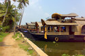 Alleppey houseboats in Kerala, India