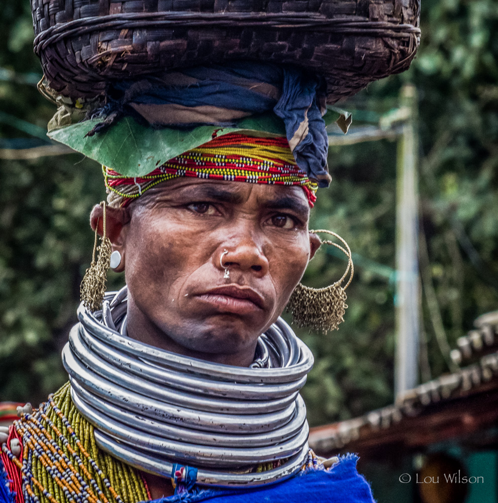 India Travel  Pictures: Bonda tribal lady near koraput 0