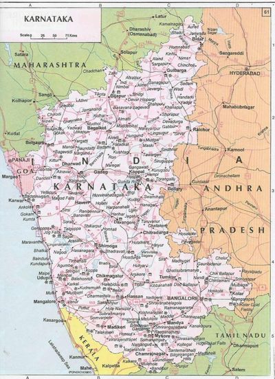 Map Of Karnataka And Kerala - Jungle Tourism Natural Adventures Explore ...