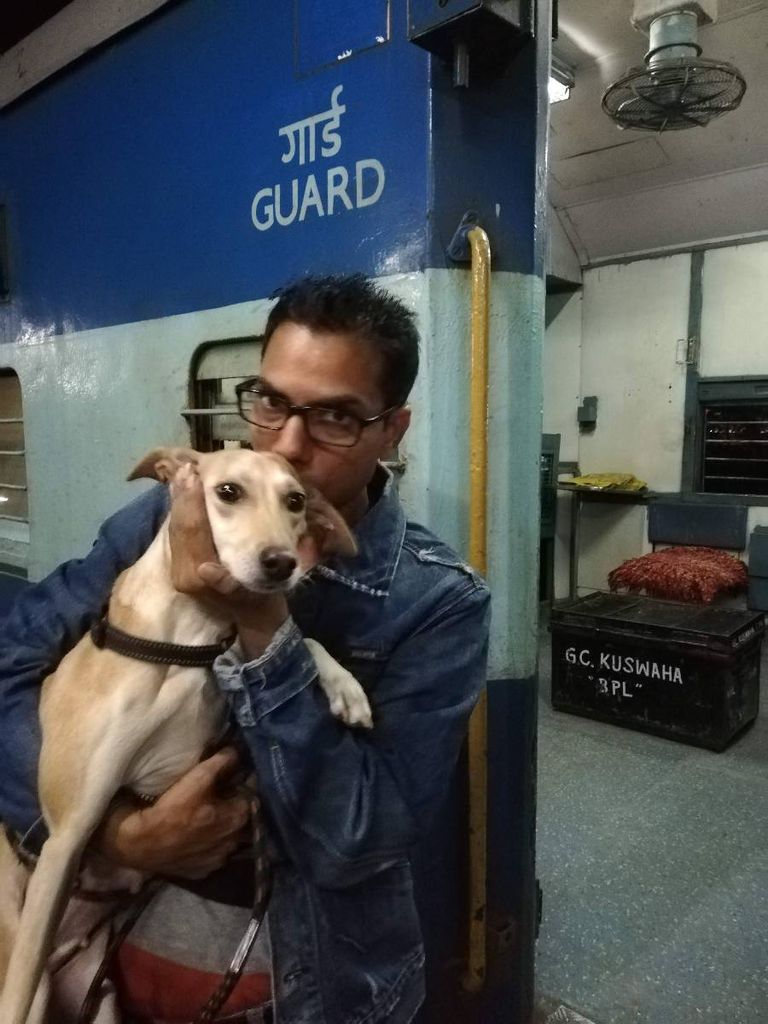 can we travel with dog in train in india