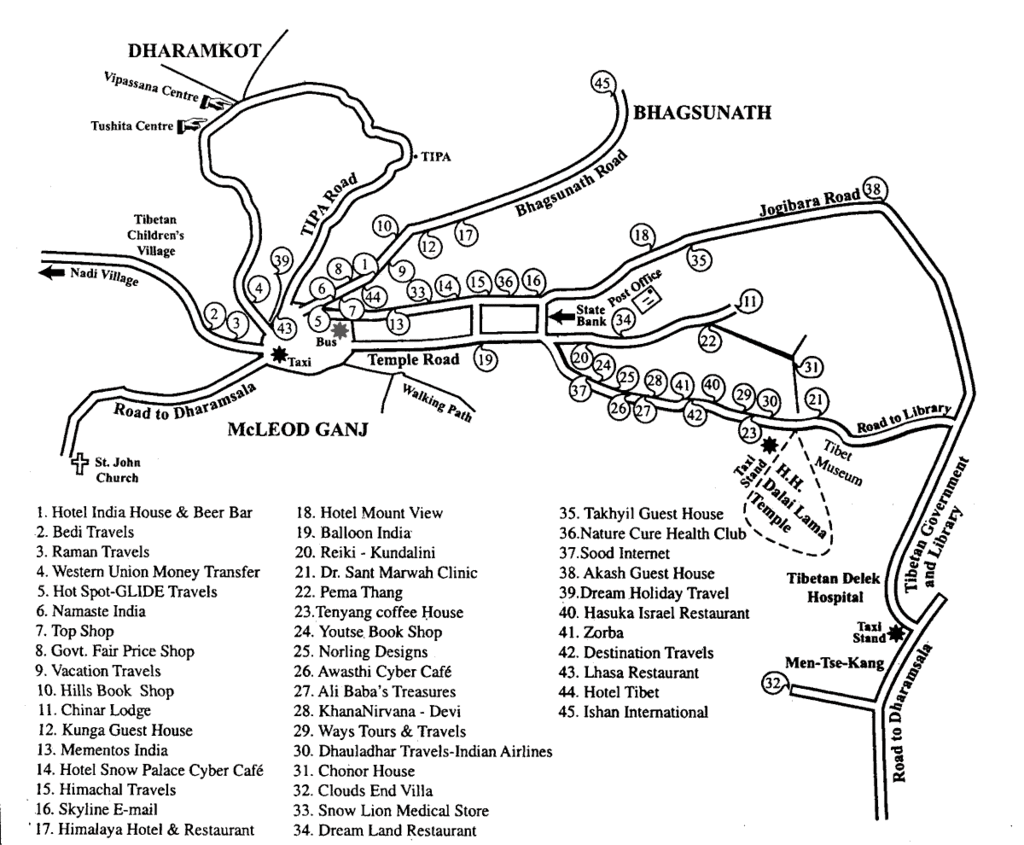 Карта маклеод гандж