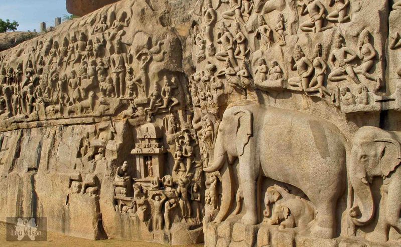 Arjuna's Penance - relief sculpture on ....... - India Travel Forum ...