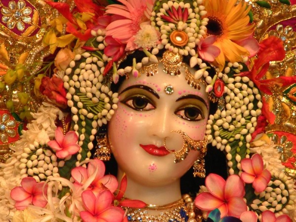 Srimati Radharani, Krisna Balaram Mandir, Vrindavan, U.P. - India ...