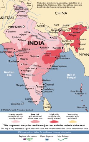 Haridwar In India Map India Travel | Forum: Health And Well Being In India - What Is The Risk Of  Malaria In Delhi Haridwar
